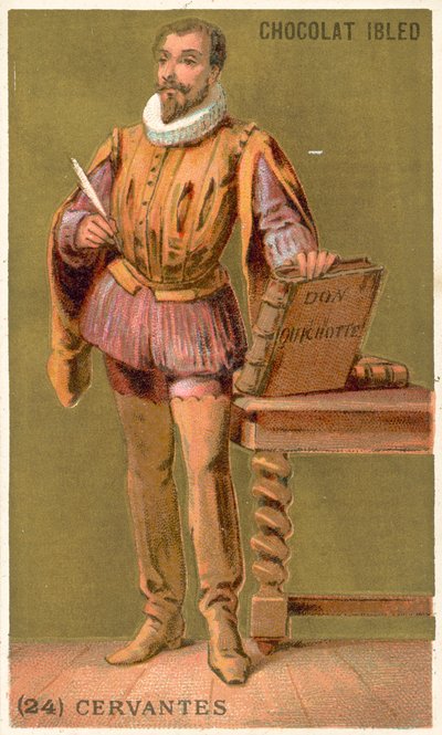 Miguel de Cervantes, romancier, poète et dramaturge espagnol - French School